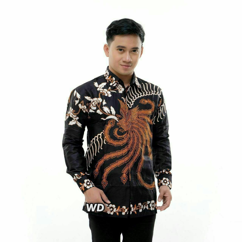 KEMEJA BATIK PRIA LENGAN PANJANG SIZE M L XL XXL  BSWART BatiK HRB026