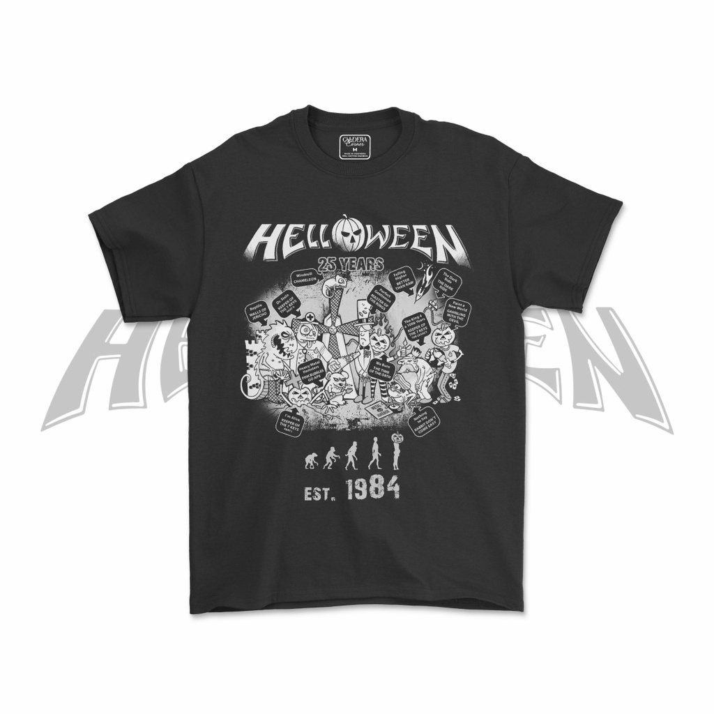 KAOS TSHIRT BAND HELLOWEEN