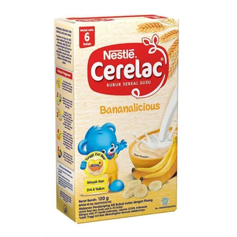 

CERELAC 6+ BUBUR SUSU BAYI PISANG BOX 120GR