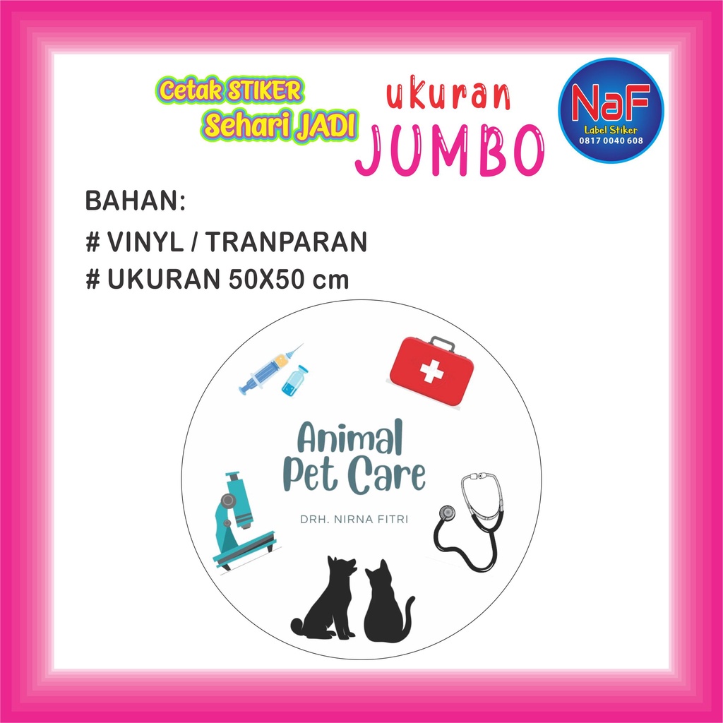 

Stiker pintu jendela vinyl tranparan ukuran jumbo besar custom