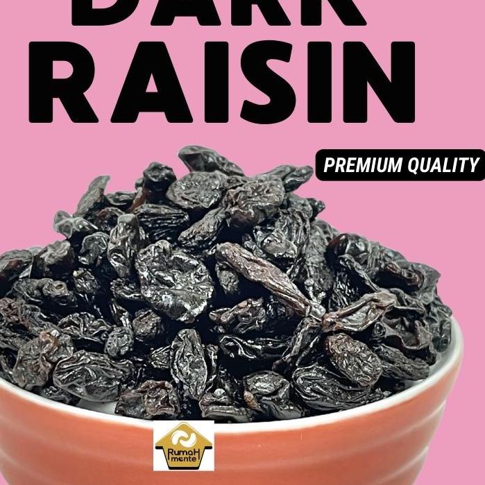 

► DARK RAISIN 1KG KISMIS HITAM (CEMILAN DIET BUAH KERING) ♗