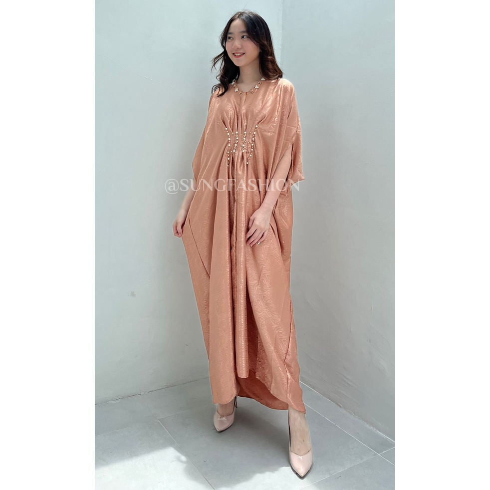 kaftan satin premium busui friendly F506