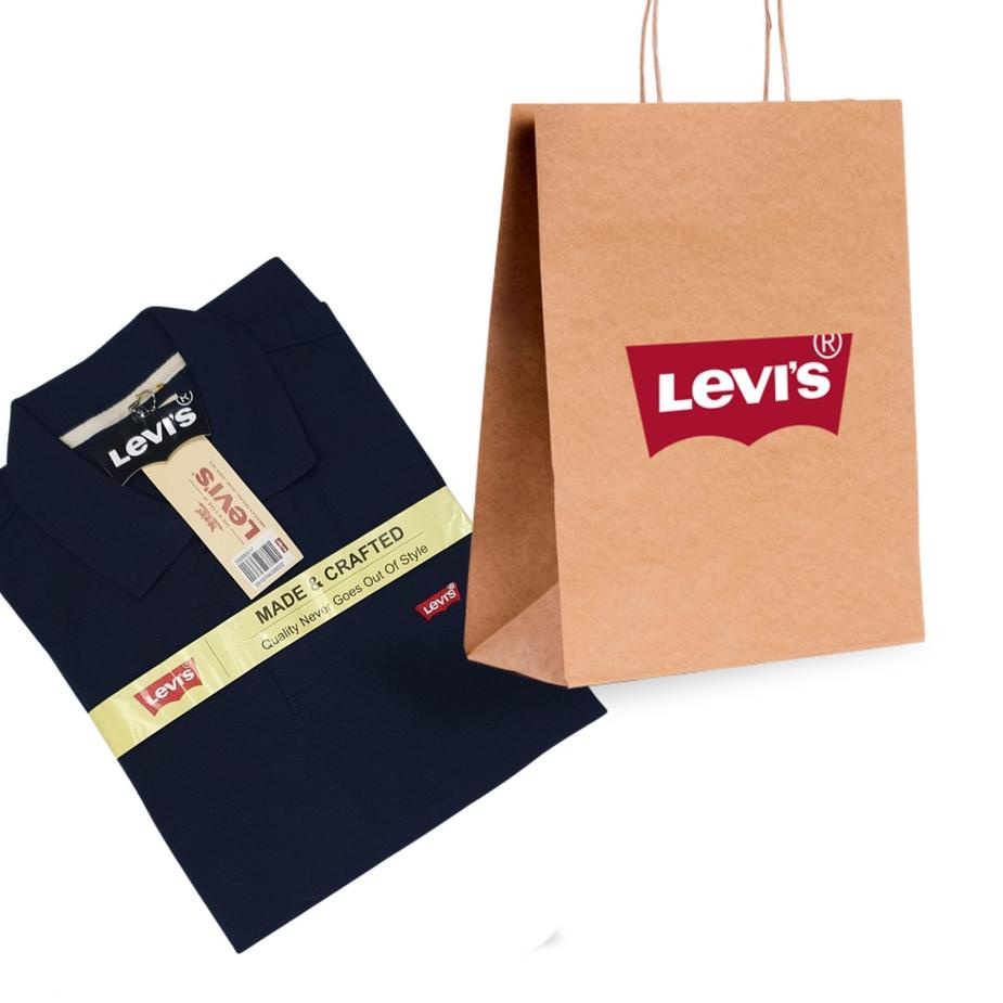 Diskon Kaos Kerah kaos Polo Shirt Pria Polos Levis Premium Best Quality ✰tsh✰