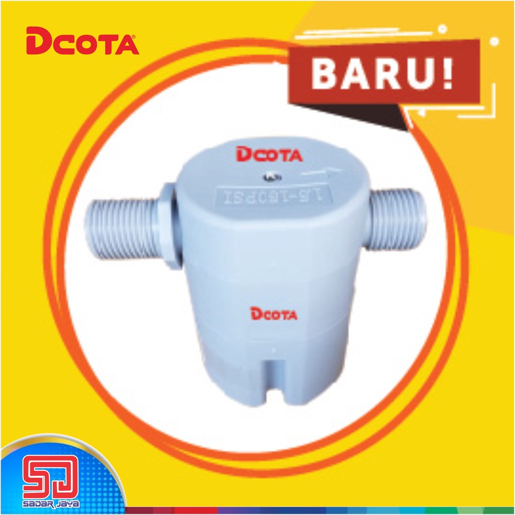 DCOTA DPO Stop Kran Pelampung Otomatis Horizontal 1/2&quot; 3/4&quot; Bak Mandi Toren Kolam Air