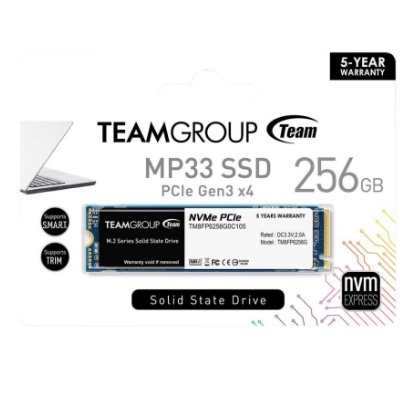 Team MP33 SSD NVMe M.2 / M2 256 GB - NVMe 256GB