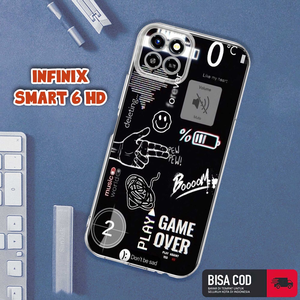 Case INFINIX SMART 6 HD 2022 TERBARU [NASA TICKET] Casing INFINIX SMART 6 HD - Case Hp INFINIX SMART