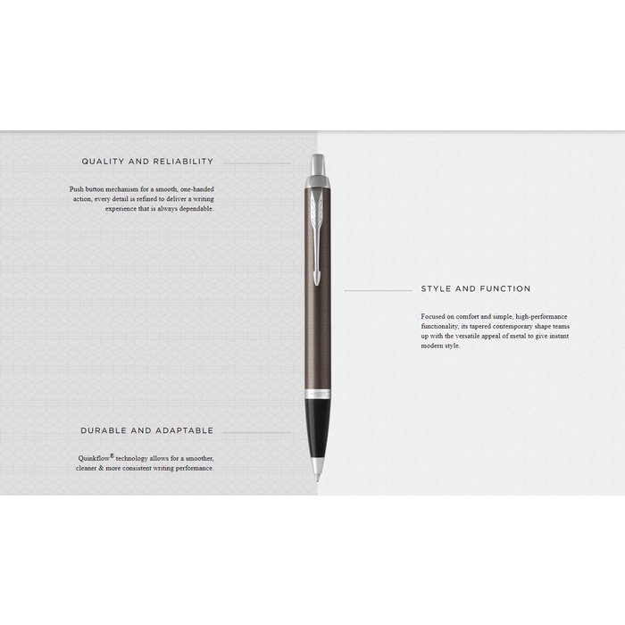 

Parker IM Gold Ballpoint + Free Grafir Nama + Garansi