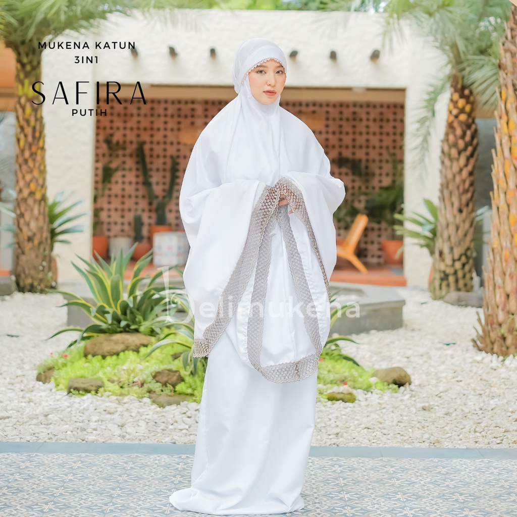 Mukena Dewasa Katun 3in1 Safira