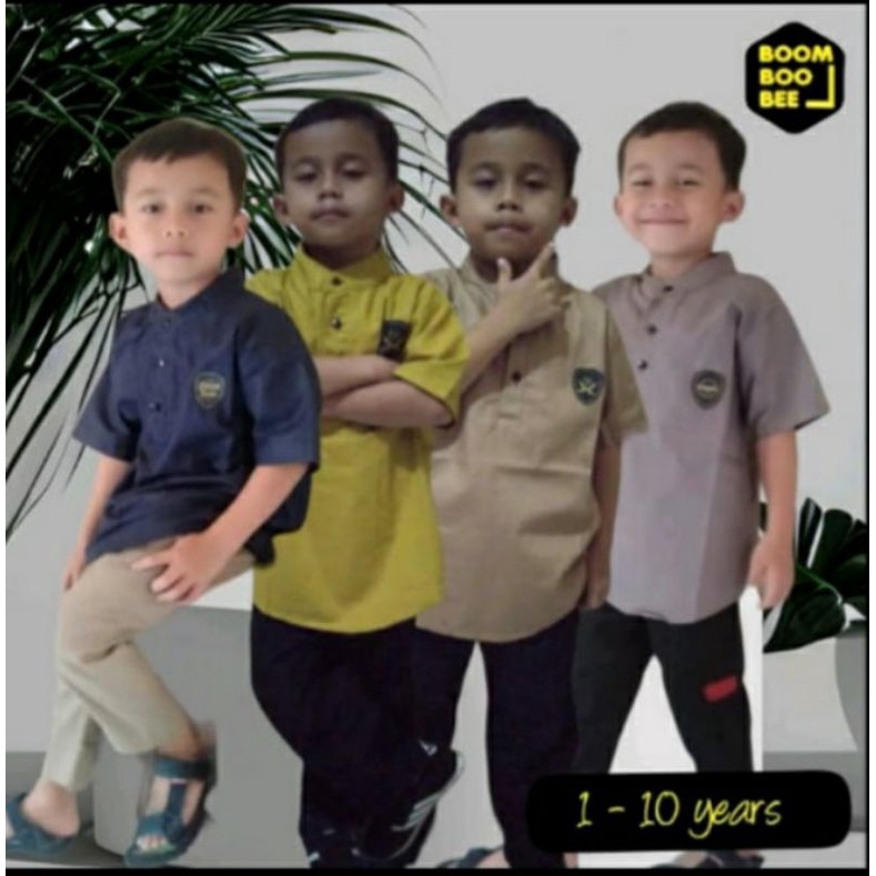 KEMEJA KOKO ANAK BOOMBOOBEE 1-10 TAHUN