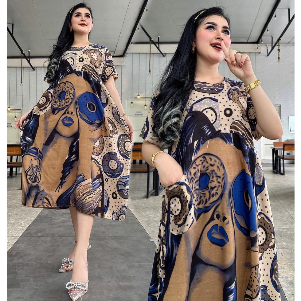 Home Dress Chibi Cibi Busui Daster Resleting Saku Tali Samping Pinggang Motif Karakter Cantik Lucu Kekinian Pilih Warna Motif Viral Terbaru 2023 Daily Dres Harian Rayon Nyaman Populer Pekalongan Batik Modern  Batik Sulmit