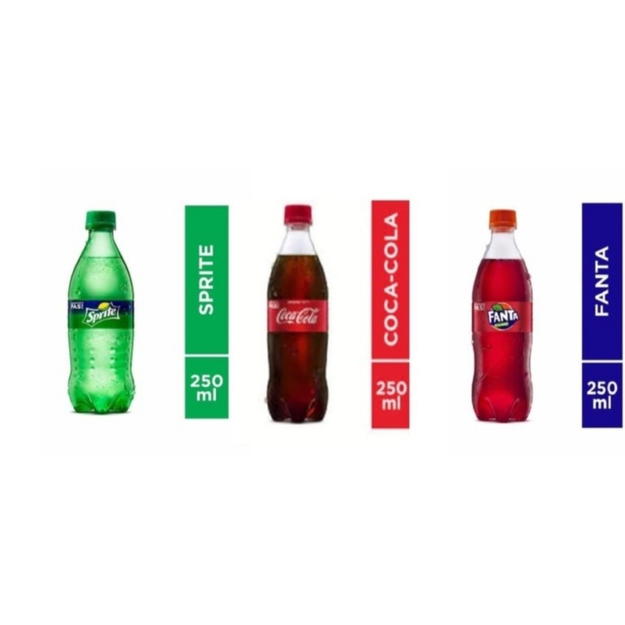 

Coca Cola / Sprite /Fanta 250 ml 1 dus isi 12 pcs