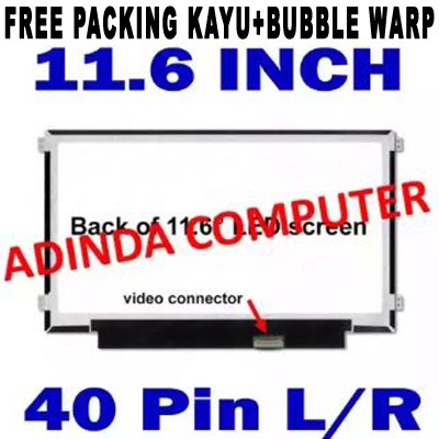 LED LCD Layar Screen Lenovo Thinkpad Edge E135 E120 E125 E130 E145