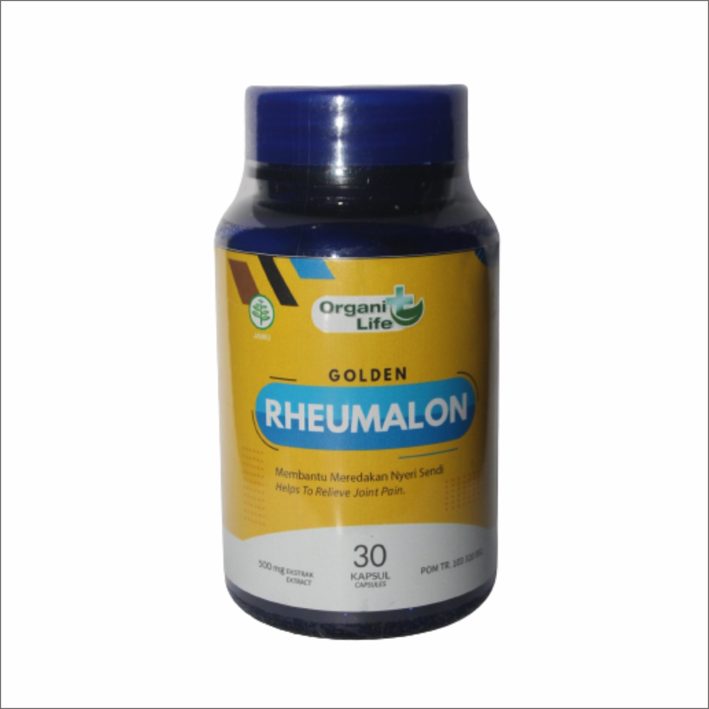 Obat Herbal Pereda Nyeri Sendi asam urat RHEUMALON 30 kapsul