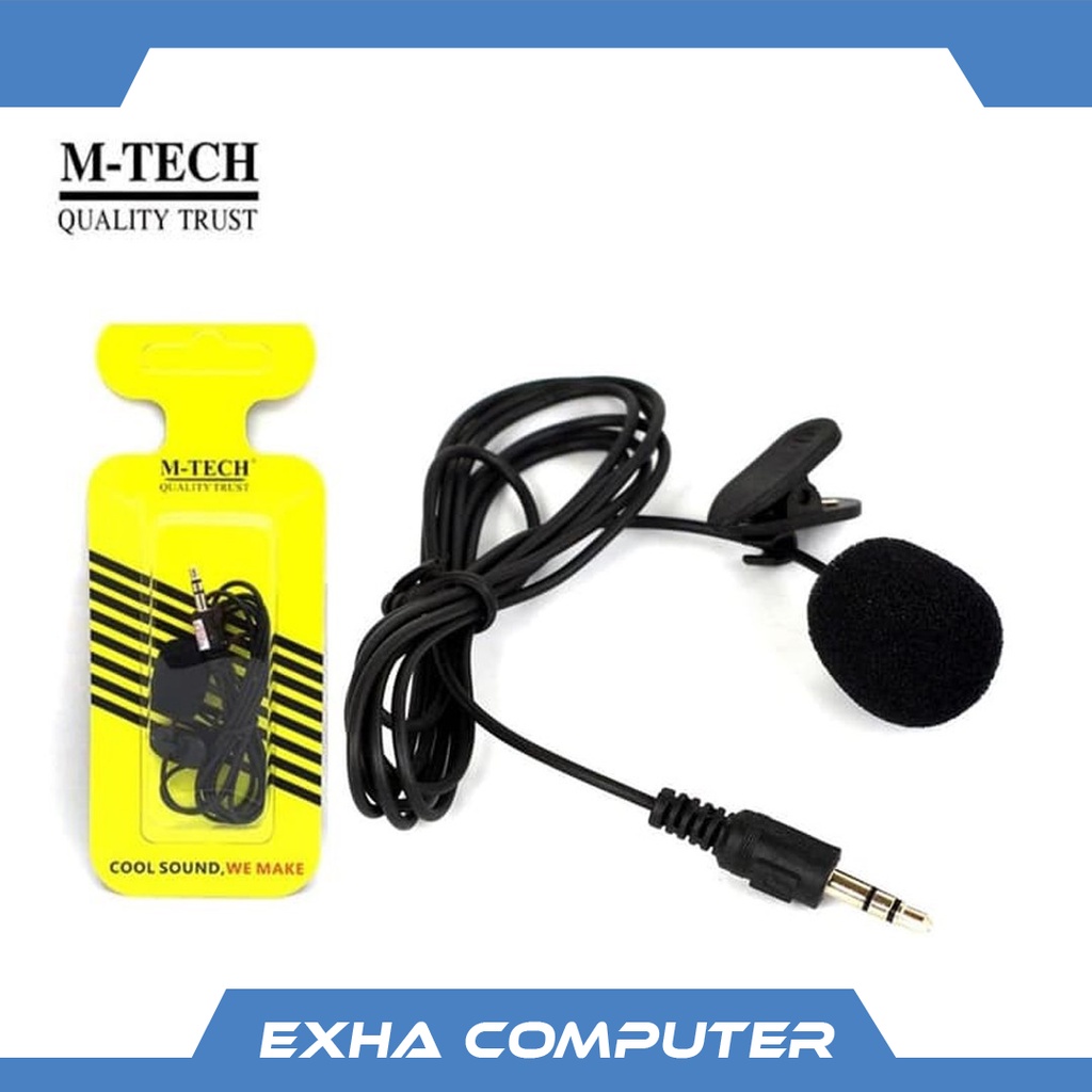 Mic Clip / Klip Mtech / Mic komputer / Mic Jepit Microphone Clip
