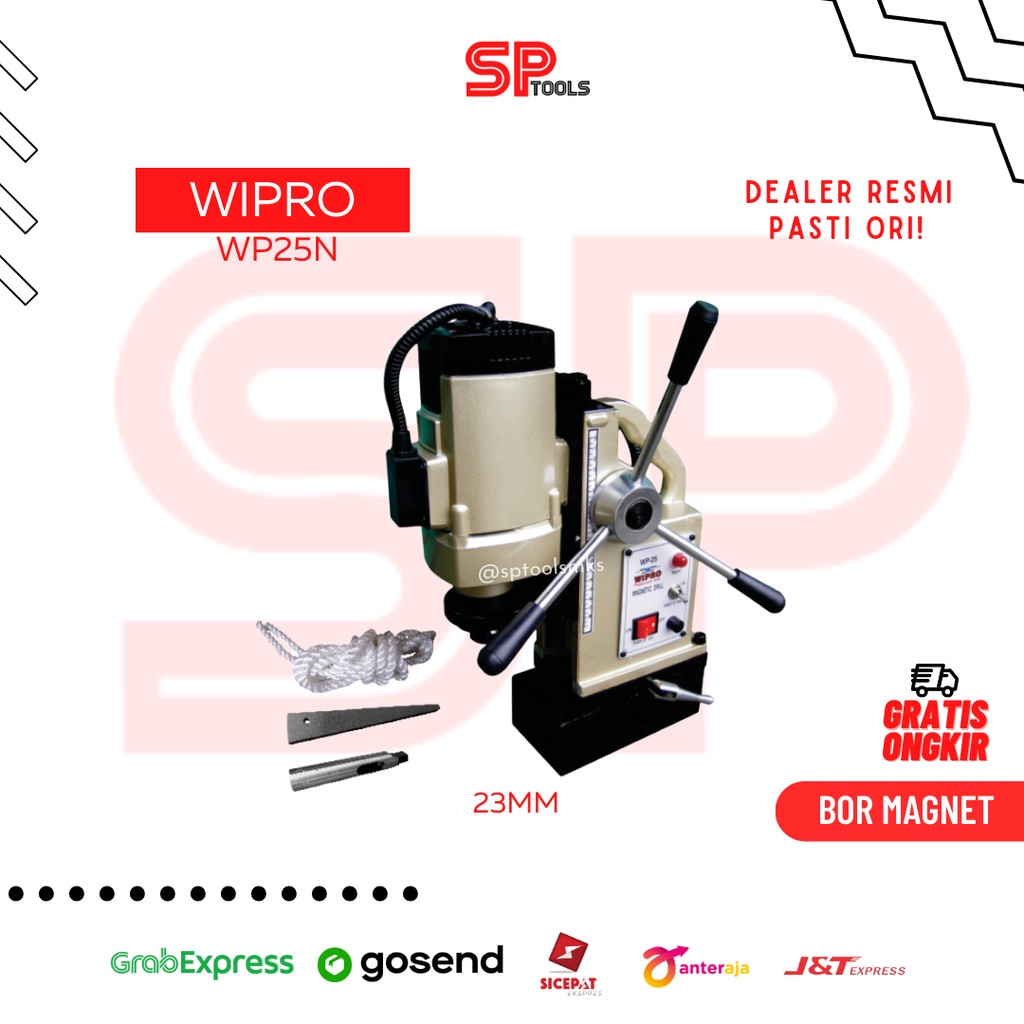 MESIN BOR MAGNET MAGNIT MAGNETIC DRILL 23MM 23 MM WIPRO WP25N WP-25N
