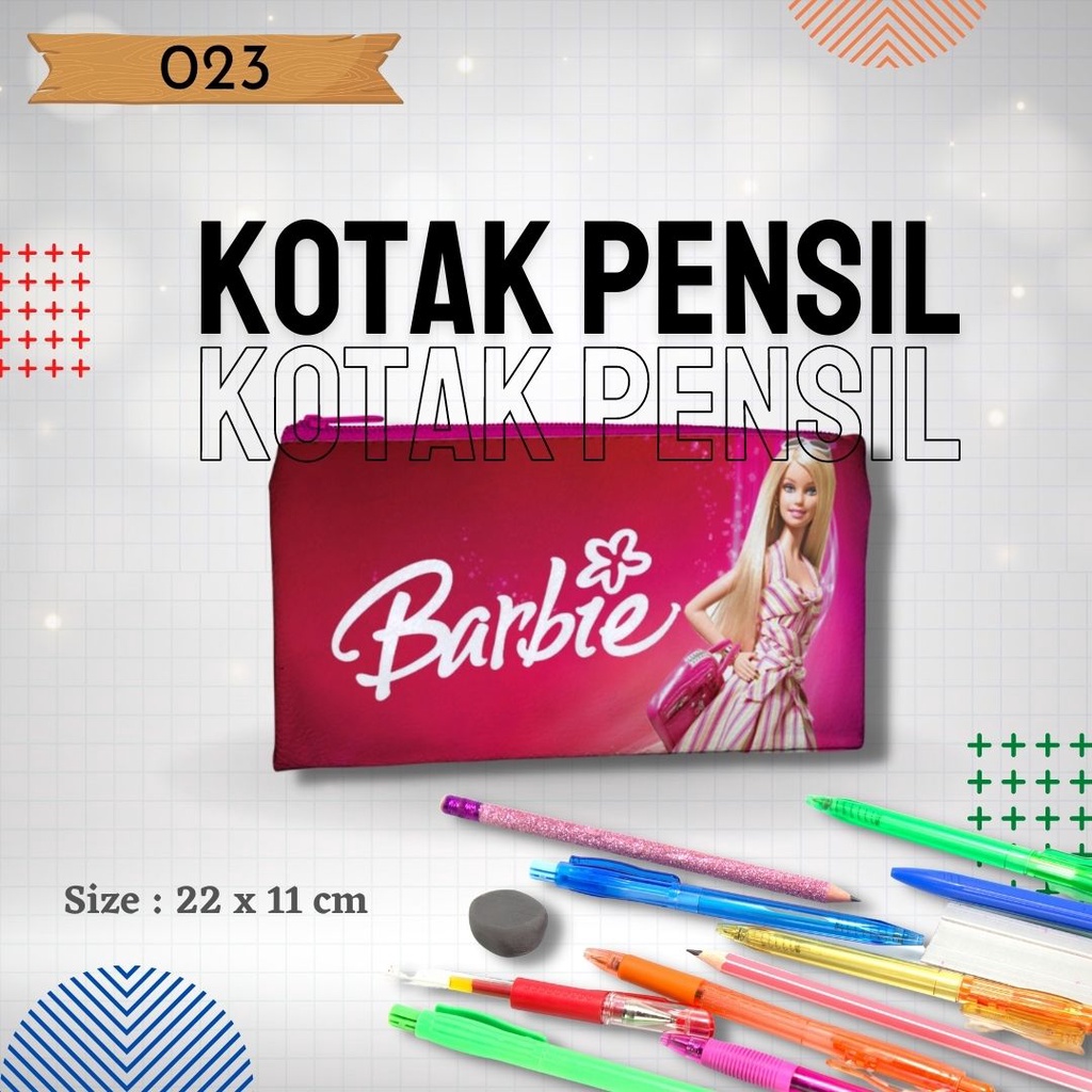 

Tempat Pencil, Pena untuk TK,SD,SMP,SMA,dan Mahasiswa Gambar BARBIE 023