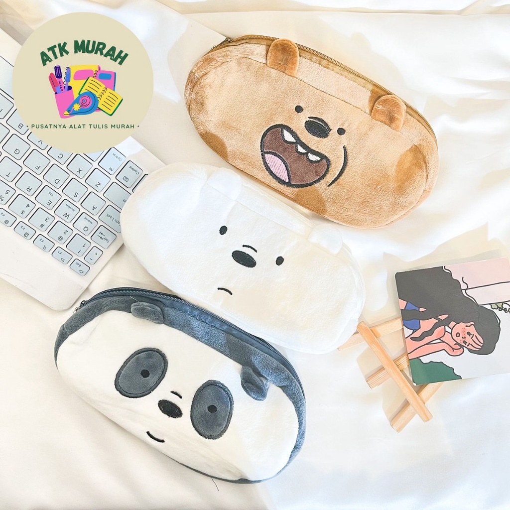 

kotak pensil we bare bears termurah wbb tempat pencil case