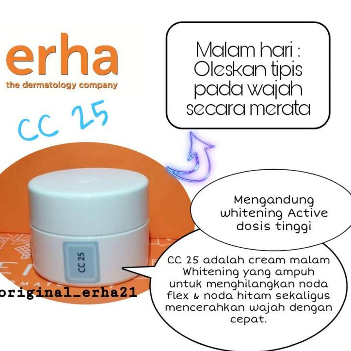 ֍ cream malam erha CC 5 , CC 10 , CC 25 , CC 50 (correcttive cream) ☄