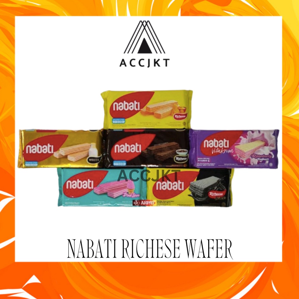 

Richeese Cheese Wafer Nabati 122gr ACCJKT