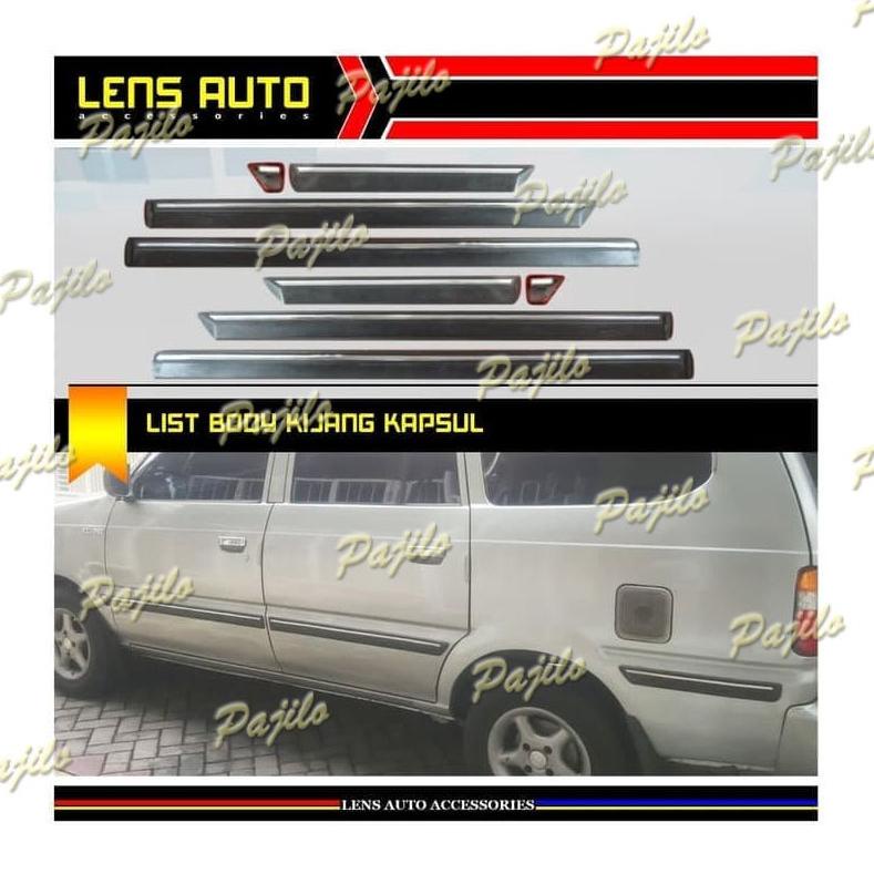 Aksesoris List Lis Pintu Body Samping Kijang Kapsul New EFI SGX LGX KRISTA 1997 1998 1999 2000
