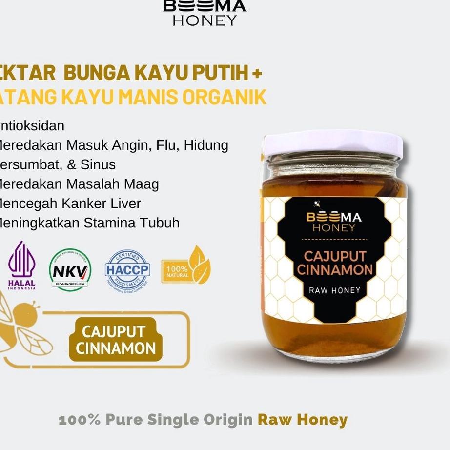 

➨ Beema Honey - Cajuput Cinnamon Raw Honey/ Kayu Putih Organik 300g ❆