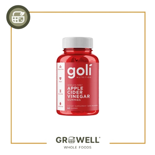 

GOLI APPLE CIDER VINEGAR GUMMIES 60'S