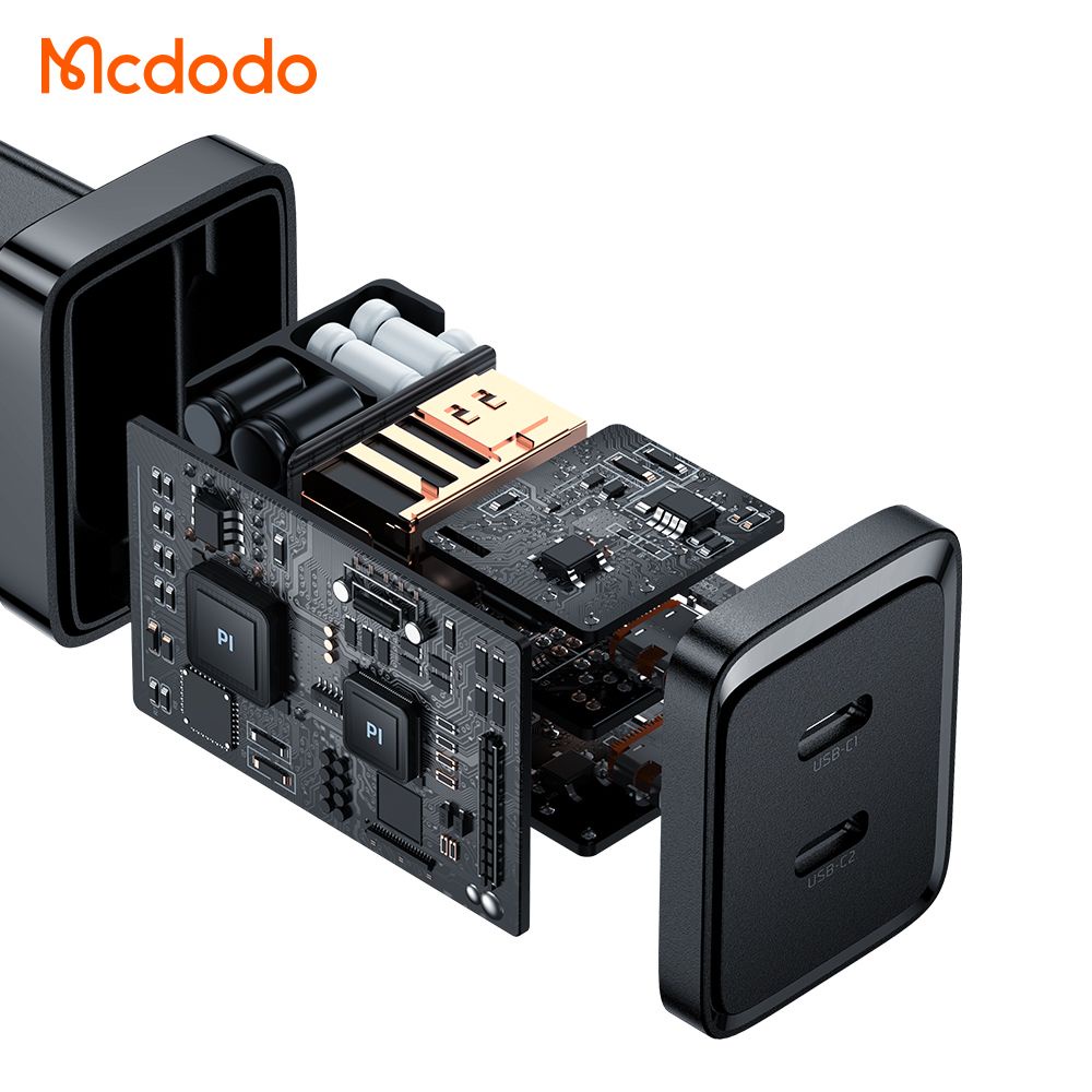 MCDODO CH-2501 Adapter 40W Dual Type C - GaN Technology - Garansi Resmi 6 Bulan