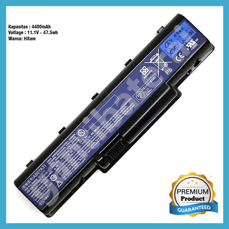 Baterai Acer Aspire 4736 4450 4530 4535 4740 4310 4520 4710 4730 4920 D720 AS07A31 AS07A51