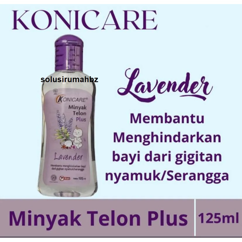 MINYAK TELON PLUS KONICARE 125ML 125 ML LAVENDER ANTI NYAMUK bayi baby 125cc 125 cc botol kadaluarsa masih lama