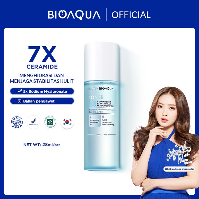 BIOAQUA 7X CERAMIDE SKIN BARRIER REPAIR MOISTURIZE TONER 120ML