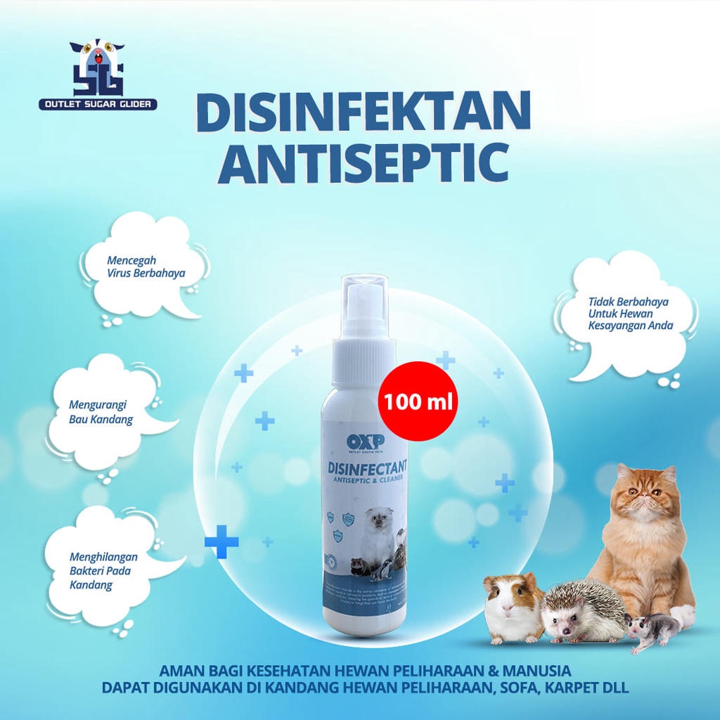 DISINFECTANT / DISINFEKTAN SPRAY PENGHILANG BAU KANDANG HEWAN PELIHARAAN