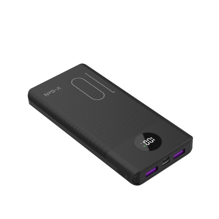 Powerbank V-GeN Rescue V10K30 10000mAh Type C Fast Charging QC PD VOOC