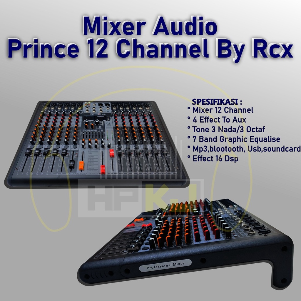 MIXER AUDIO RCX PRINCE 12 CHANNEL RCX PRINCE 12CH