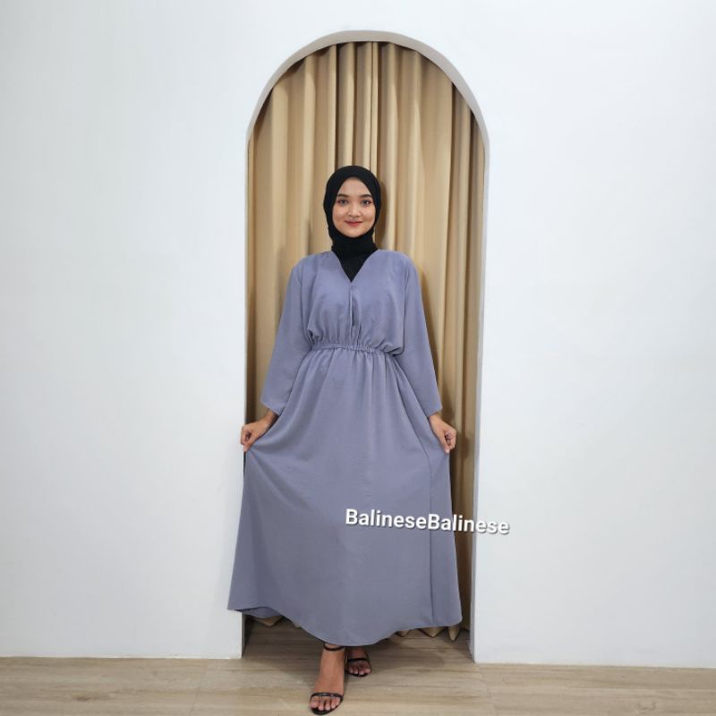 Gamis Kayla Dress Jumbo Cringkle Airflow