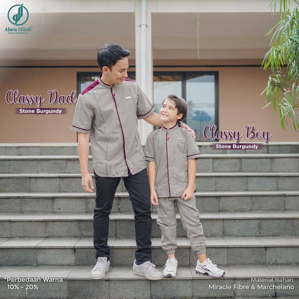 Ready stok siap kirim Sarimbit Classy By Original Alwa Hijab