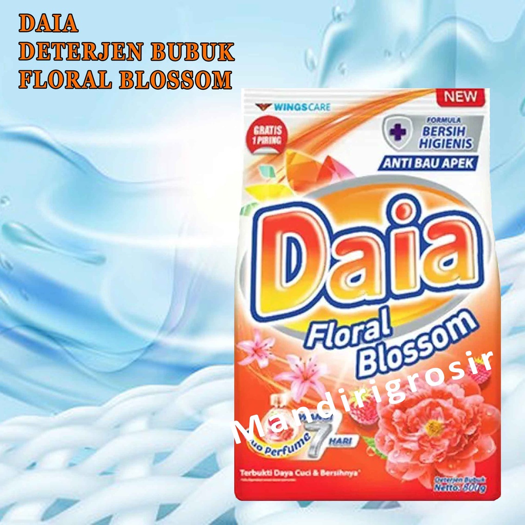 Bunga* Daia* Diterjen bubuk* Floral Blossom* 800g