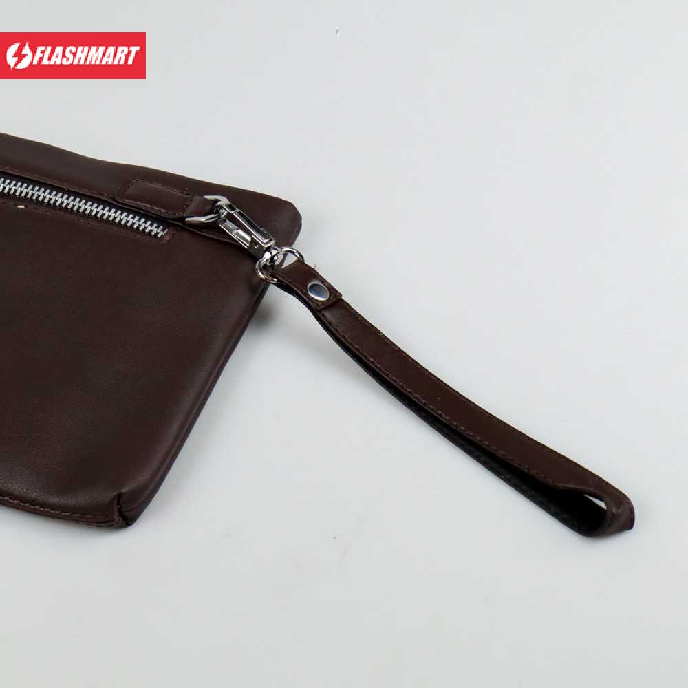 Flashmart Tas Genggam Dompet Kulit Clutch Bag Size Small - HB-005