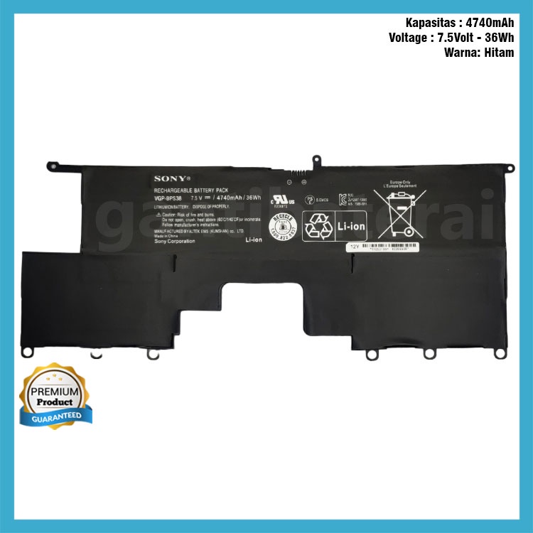 Baterai ORI SONY VAIO VGP-BPS38 SVP13 Pro13 Pro11 BPS38