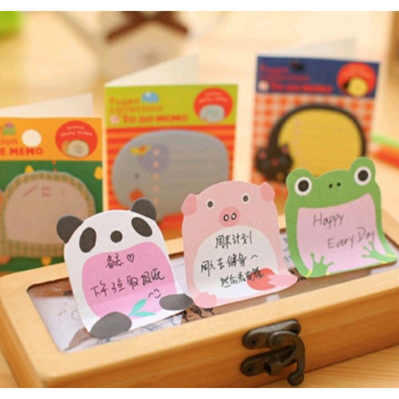 

Sticky Notes Motif Animal Memo Mini Lucu Lucu Murah