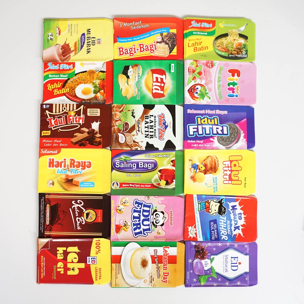 

MOTIF SNACK AMPLOP PREMIUM LEBARAN ECER MEDIUM