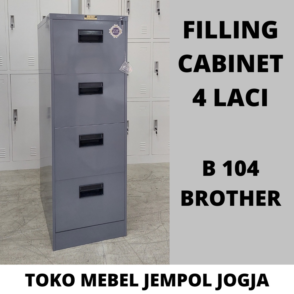 filling cabinet 4 laci merk BROTHER B104