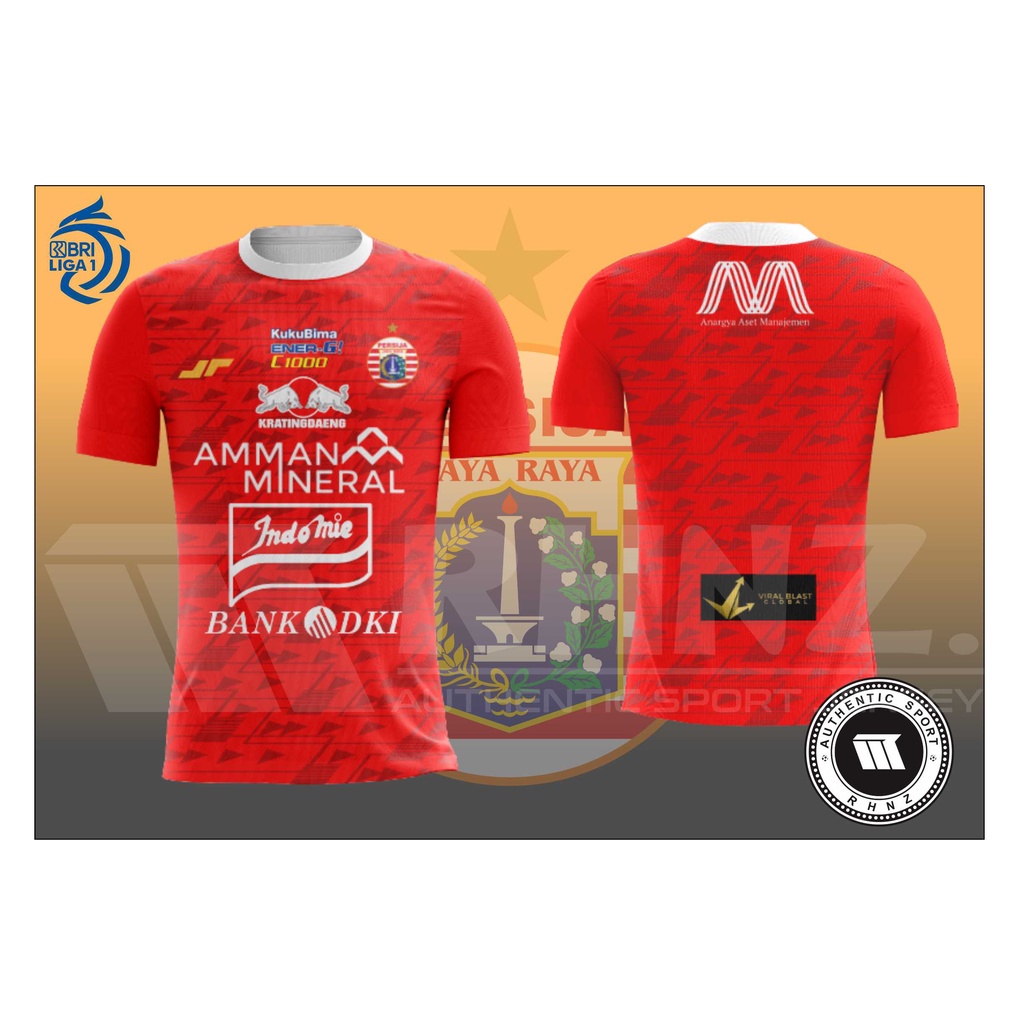 JERSEY PRINTING PERSIJA PREMIUM TERBARU/JERSEY PRINTING LIGA INDONESIA/ATASAN BAJU PERSIJA JAKARTA G