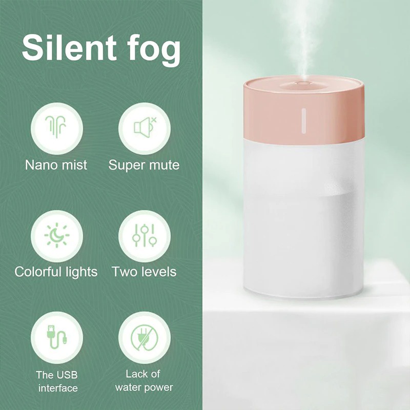 PELEMBAB RUANGAN AIR HUMIDIFIER ULTRASONIC HUMI HA1 DIFFUSER AROMATHERAPY 260ML