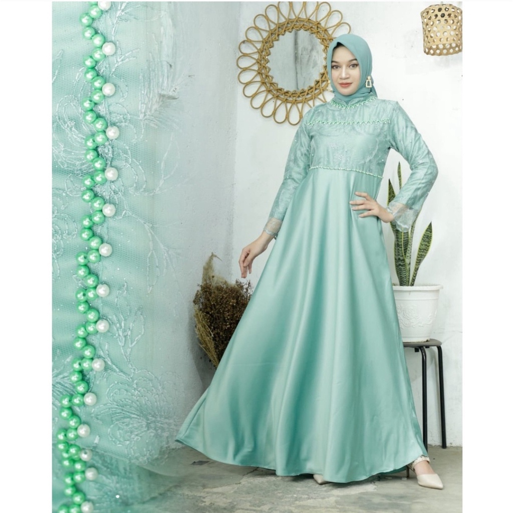 Sonia Dress Brukat Warna Lilac Gamis Pesta Dress Kombinasi Gaun Pesta Muslimah Mutiara Brukat Remaja Helen Maxy Tiara Dress Velvet Premium Dress Jumbo Gamis Brukat Jumbo XXL Gamis Lebaran Anak Perempuan Outfit Bridesmaid Seragam Pernikahan Gamis Muslimah