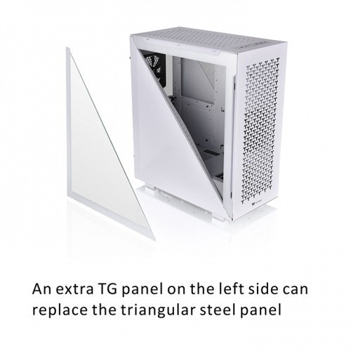 Casing Thermaltake Divider 500 TG Air White Snow Mid Tower Chassis