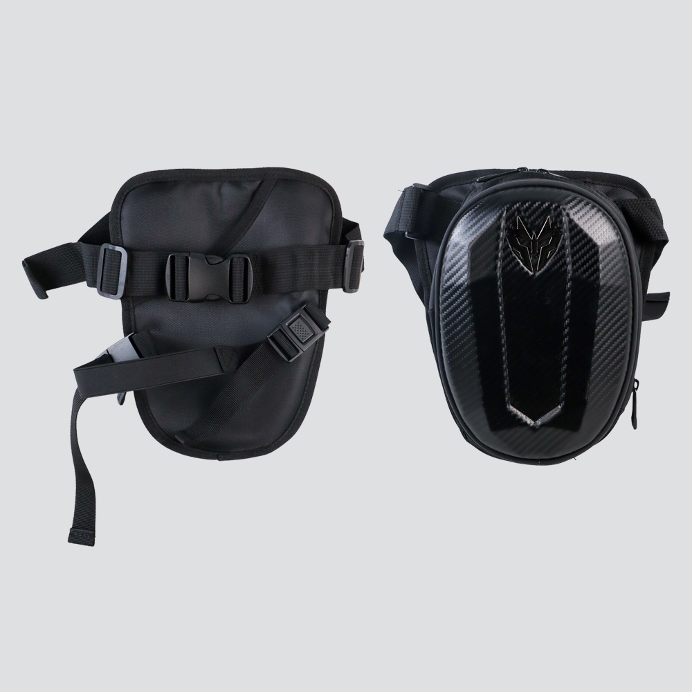 Tas Motor Leg Bag Motorcycle Riding Hard Shell - Tas Pinggang Waistbag Waterproof - tas pinggang turing touring motor - tas portable multifungsi