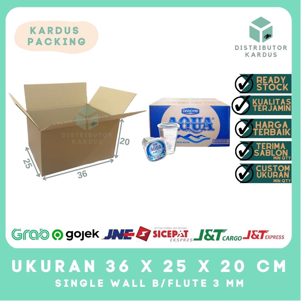 Kardus Box Karton Packing 36x25x20 MURAH