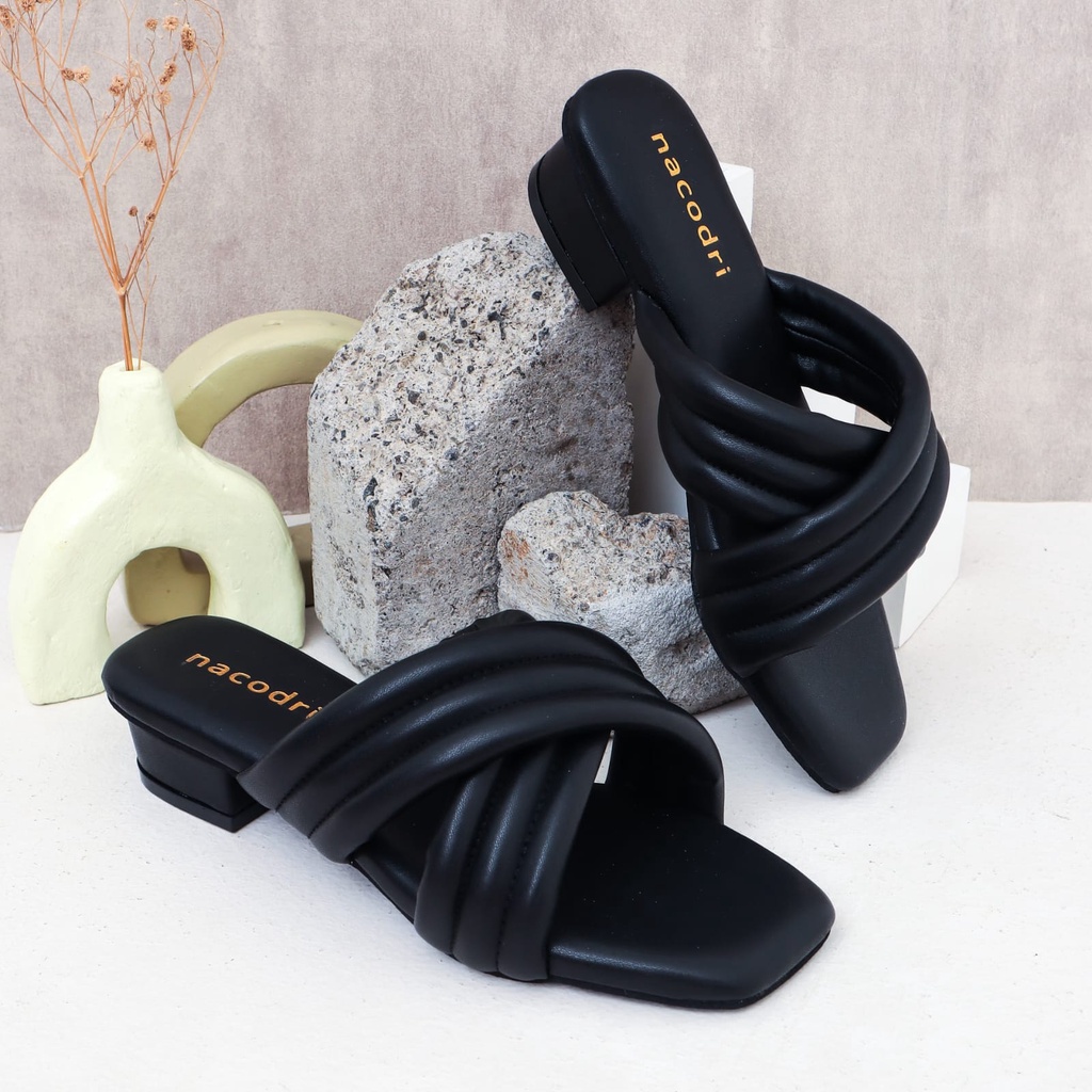 Nacodri DISTY Sandal Wanita Heels 3 cm