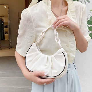 Girls Minimalist Ruched Bag Single Shoulder Bag G 10070