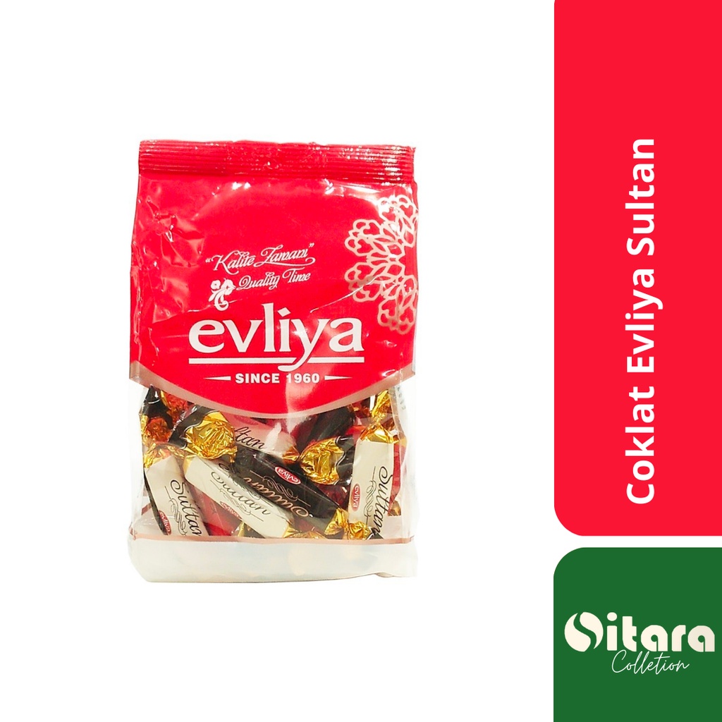 

Coklat Evliya Sultan 500g Coklat Evliya Sultan 250g Coklat Arab Turki Evliya Original